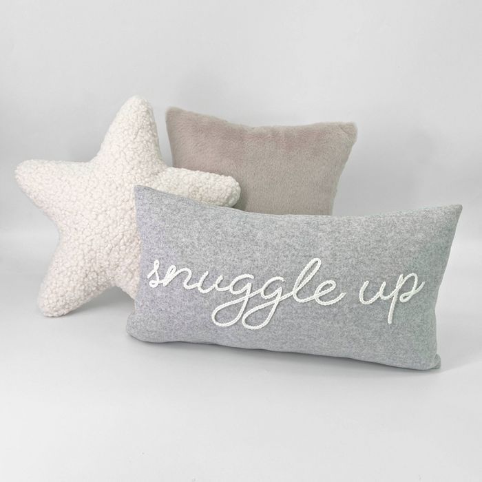 3ct Textured Throw Pillows Snuggle Up/Star Shaped - Bullseye&#39;s Playground&#8482; | Target