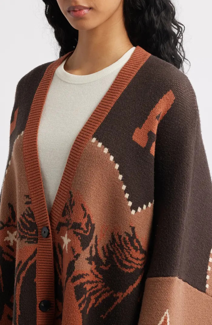 Dressed in Lala Wild Mustang Oversize Cardigan | Nordstrom | Nordstrom