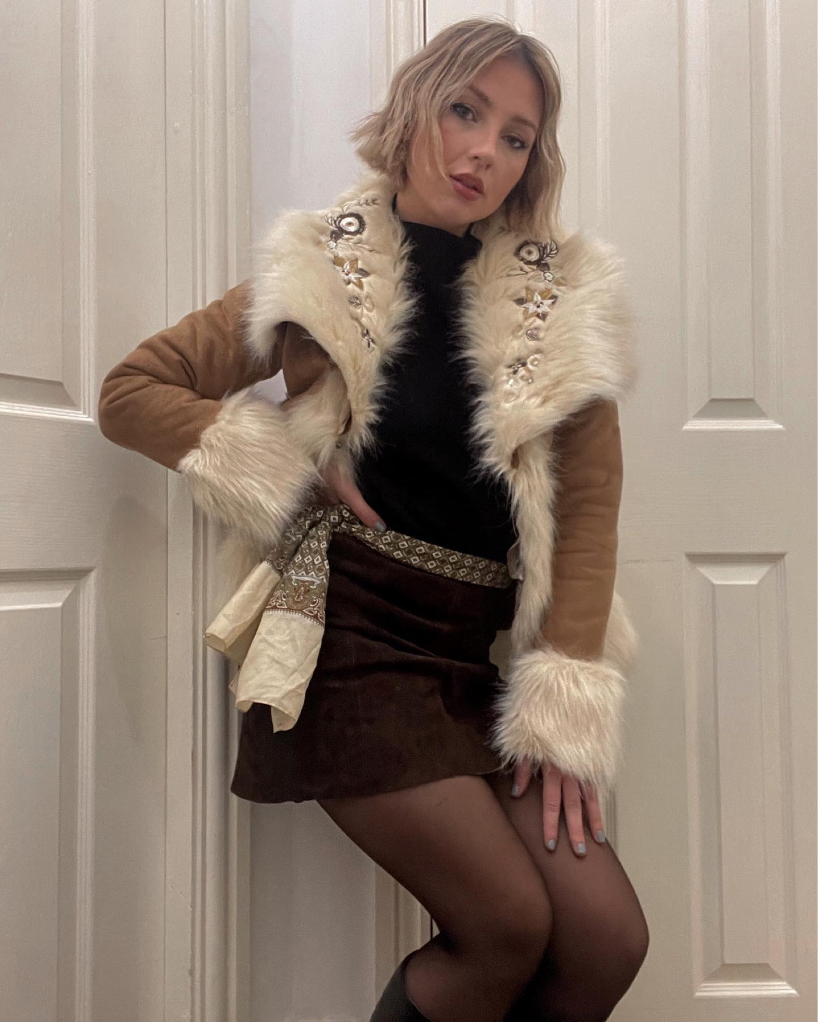 70s style/penny lane coat/faux fur trim coat/ suede/autumn/winter 

#LTKSeasonal #LTKFind #LTKunder50