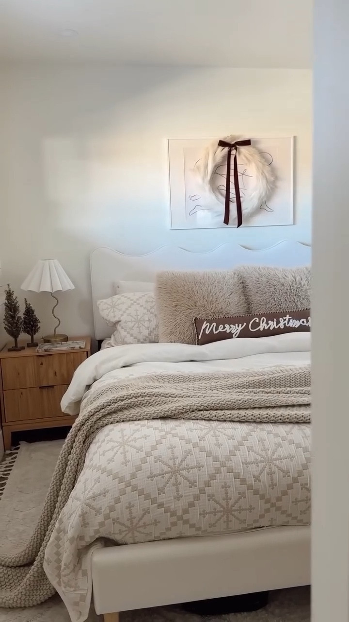 I’ve had my eye on those dreamy Pottery Barn Christmas quilts for years, but I could never quite justify the splurge. Last year, Target launched the most beautiful line of Christmas bedding that looked just like them — cozy, classic, and perfectly festive. They don’t have the exact same ones this year, but they released a few new styles that are just as good, and I’ve linked all my favorites below.

christmas bedding, target christmas bedding, pottery barn christmas dupe, cozy christmas bedroom, neutral christmas decor, cottage christmas, organic modern christmas, holiday bedroom decor, christmas quilt, christmas bedding ideas, cozy winter home, pottery barn dupe, cozy neutral bedding, classic holiday style, timeless christmas decor, scandinavian christmas, modern cottage bedroom, cozy holiday home, target home finds, festive bedroom refresh

#LTKHome #LTKHoliday #LTKSeasonal