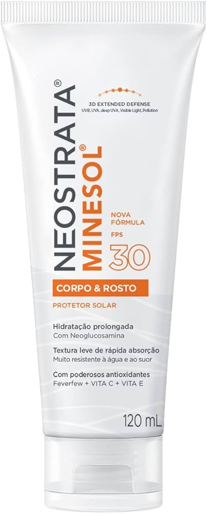 Minesol Corpo & Rosto Protetor Solar Fluido Hidratante, Neostrata | Amazon (BR)