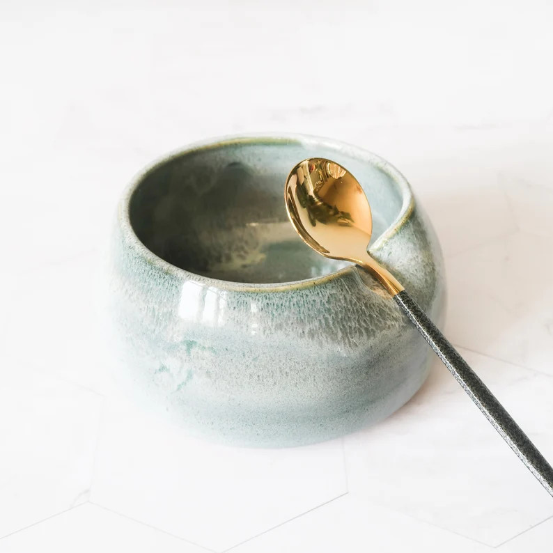 Handmade Ceramic Teabag Pot | Tea bag Dish | Salt Pot | Tea Bowl | Holder | Sugar Pot | Spoon Res... | Etsy (UK)