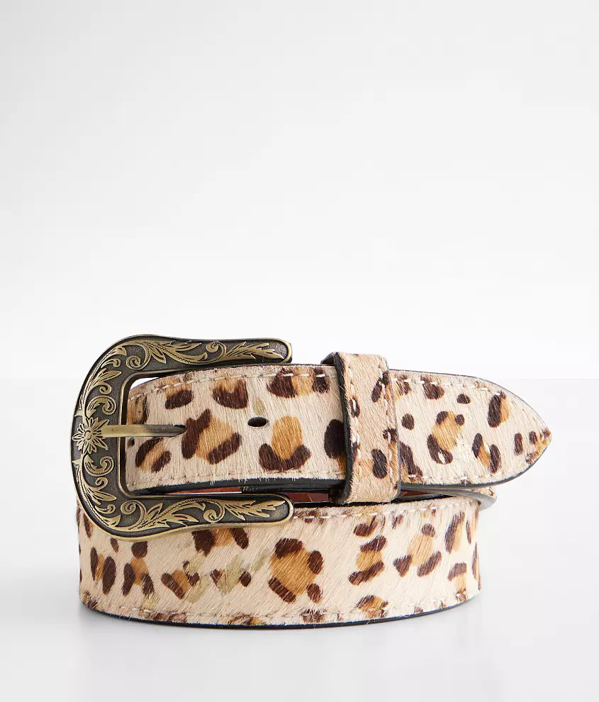 Cheetah Western Belt | Buckle