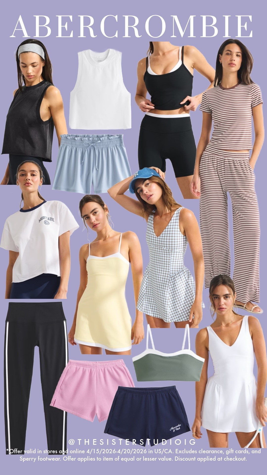 Abercrombie activewear and loungewear!
