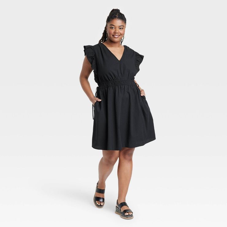 Women's Flutter Short Sleeve Dress - Universal Thread™ | Target
