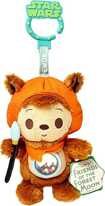 Kids Preferred Star Wars Ewok On The Go Activity Toy - with Colorful Rattle, Squeaker, Teether, T... | Amazon (US)