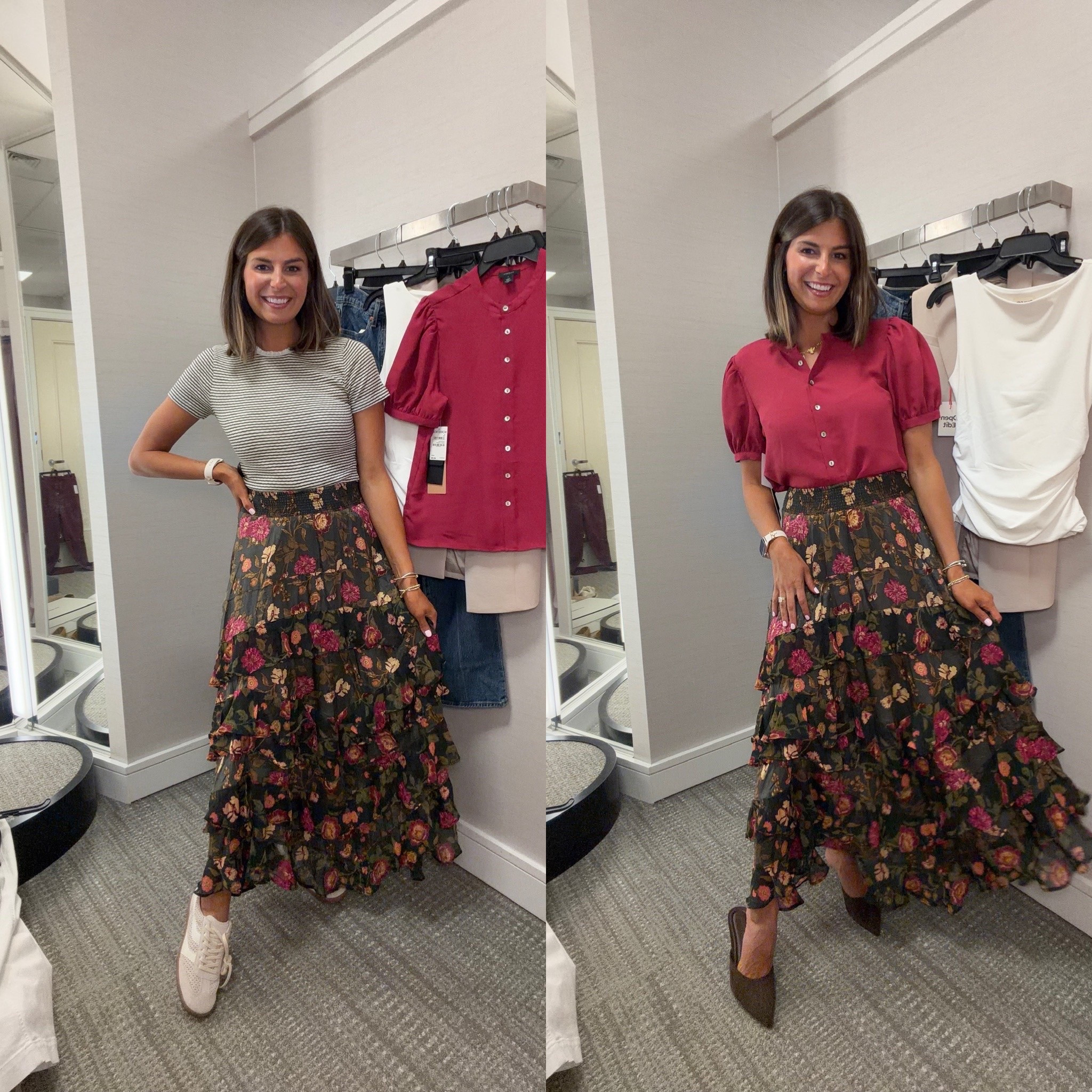 2 more ways to style this free people skirt from the NSale! Runs true to size - I’m in a small