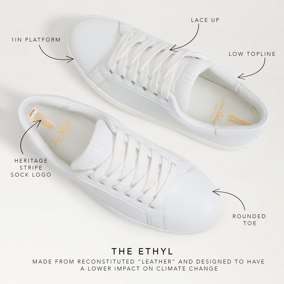 Ethyl Lace Up Sneaker | Sam Edelman