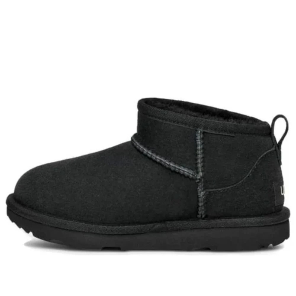UGG Classic Ultra Mini Black 1130750-BLK Pre-School | Shop Simon