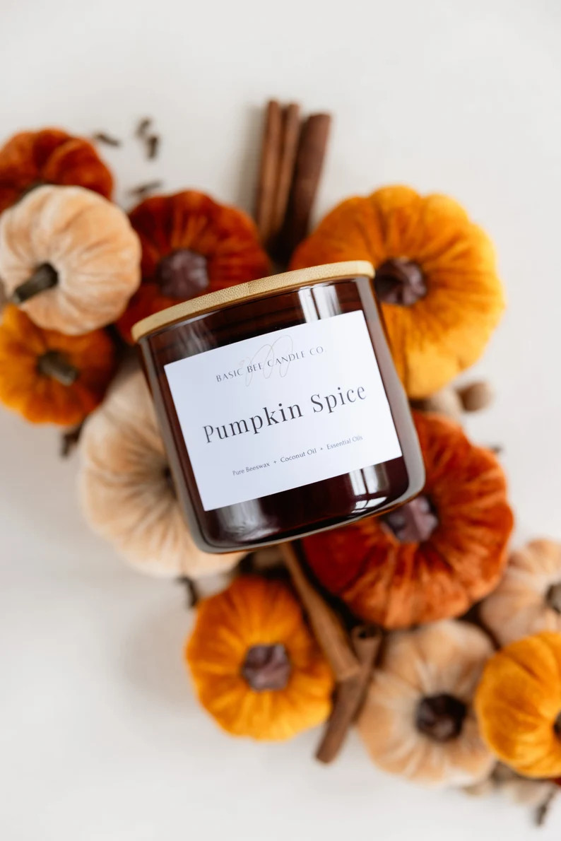 Pumpkin Spice 3 Wick Candle - Etsy | Etsy (US)