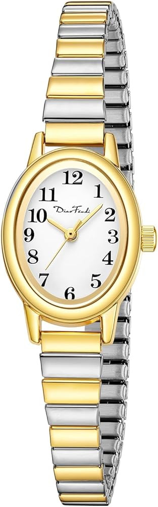 Diaofendi Petite Women's Easy Reader Watch, Analog Women Watch with Stainless Steel Expansion Ban... | Amazon (US)