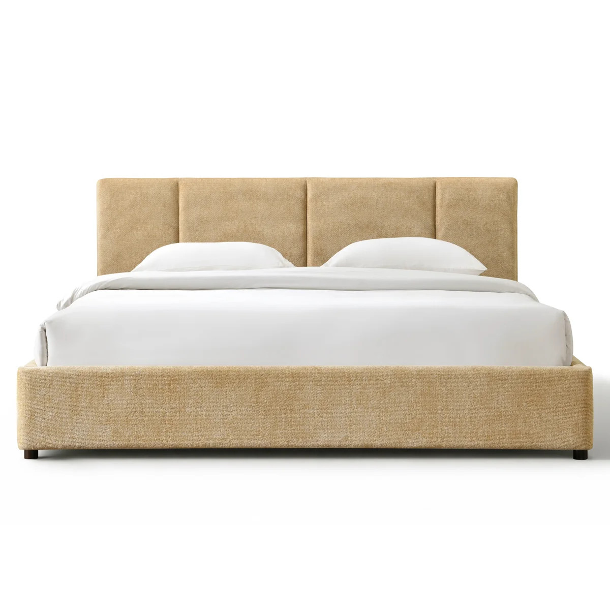 Venice Upholstered Platform Bed - Sand - King Size | Wayfair North America
