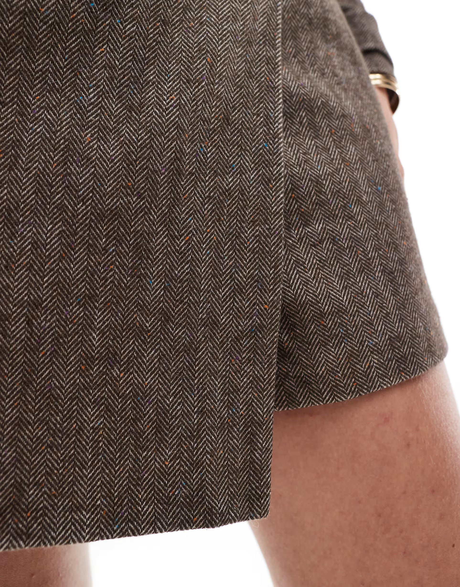 Miss Selfridge herringbone skort - part of a set | ASOS (Global)