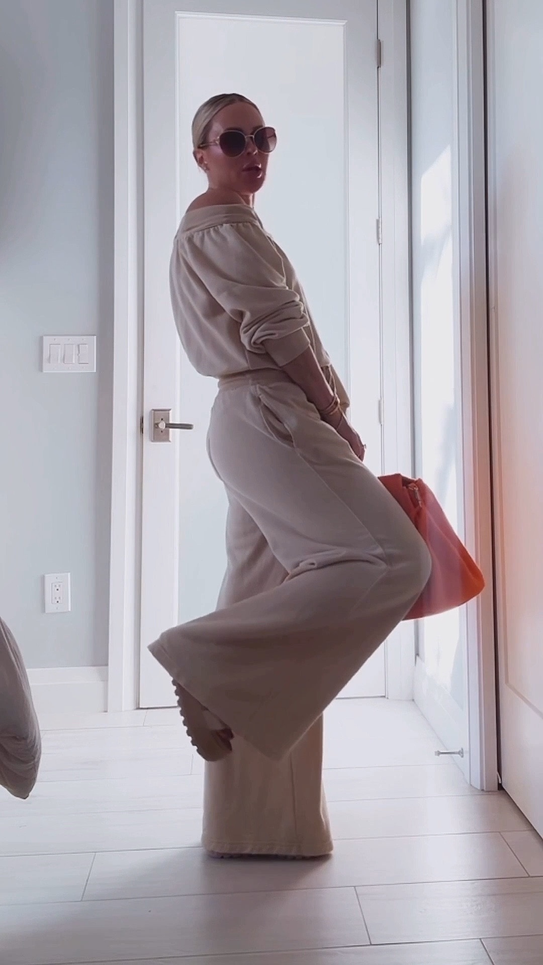 New colors! Love this jumpsuit! The lighter color lives here! A grab and go but I did spill wine on it! Whoops! 🍷😅 not sure if we will see it again! lol 

#LTKSeasonal #LTKTravel #LTKootd