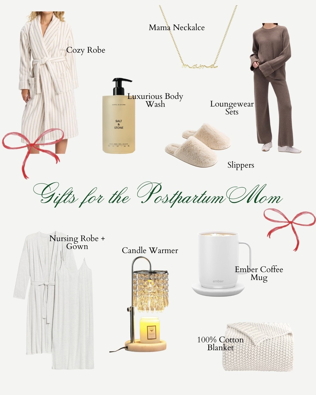 Gift guide for the Postpartum Mom🤍 

#LTKmomlife #LTKHoliday #LTKGiftGuide