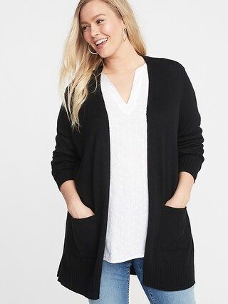 Long-Line Plus-Size Open-Front Sweater | Old Navy (US)