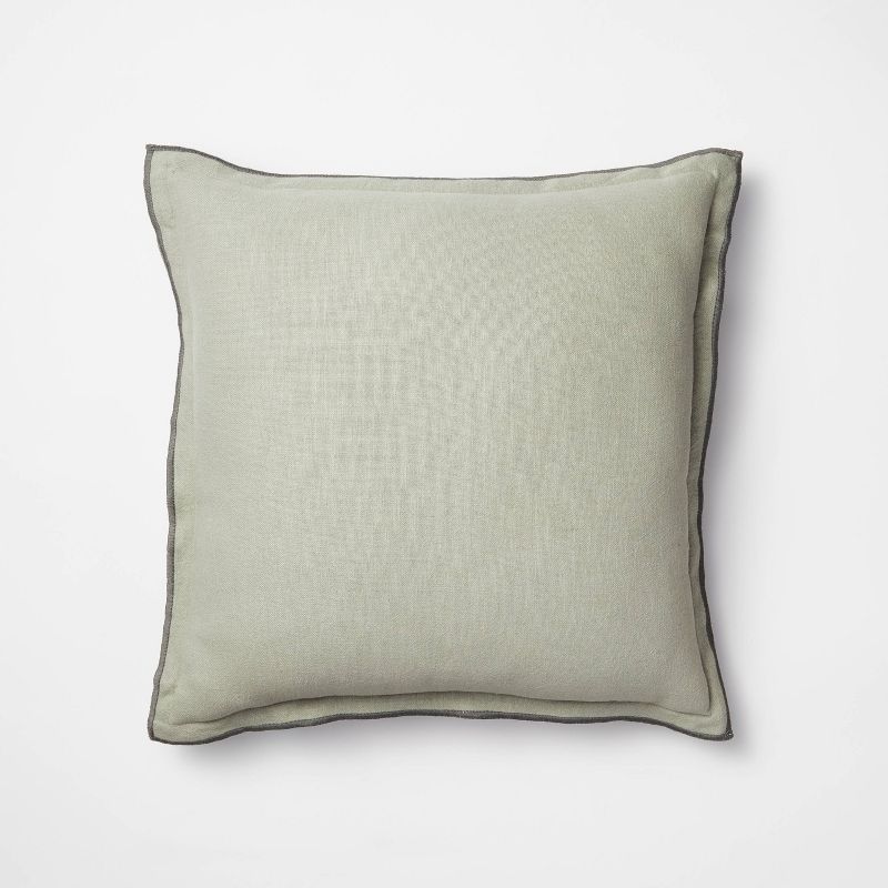Linen Square Throw Pillow - Threshold™ designed with Studio McGee | Target
