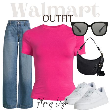 Wide leg denim, basic tee and sneakers! 

walmart, walmart finds, walmart find, walmart fall, found it at walmart, walmart style, walmart fashion, walmart outfit, walmart look, outfit, ootd, inpso, bag, tote, backpack, belt bag, shoulder bag, hand bag, tote bag, oversized bag, mini bag, clutch, blazer, blazer style, blazer fashion, blazer look, blazer outfit, blazer outfit inspo, blazer outfit inspiration, jumpsuit, cardigan, bodysuit, workwear, work, outfit, workwear outfit, workwear style, workwear fashion, workwear inspo, outfit, work style,  spring, spring style, spring outfit, spring outfit idea, spring outfit inspo, spring outfit inspiration, spring look, spring fashion, spring tops, spring shirts, spring shorts, shorts, sandals, spring sandals, summer sandals, spring shoes, summer shoes, flip flops, slides, summer slides, spring slides, slide sandals, summer, summer style, summer outfit, summer outfit idea, summer outfit inspo, summer outfit inspiration, summer look, summer fashion, summer tops, summer shirts, graphic, tee, graphic tee, graphic tee outfit, graphic tee look, graphic tee style, graphic tee fashion, graphic tee outfit inspo, graphic tee outfit inspiration,  looks with jeans, outfit with jeans, jean outfit inspo, pants, outfit with pants, dress pants, leggings, faux leather leggings, tiered dress, flutter sleeve dress, dress, casual dress, fitted dress, styled dress, fall dress, utility dress, slip dress, skirts,  sweater dress, sneakers, fashion sneaker, shoes, tennis shoes, athletic shoes,  dress shoes, heels, high heels, women’s heels, wedges, flats,  jewelry, earrings, necklace, gold, silver, sunglasses, Gift ideas, holiday, gifts, cozy, holiday sale, holiday outfit, holiday dress, gift guide, family photos, holiday party outfit, gifts for her, resort wear, vacation outfit, date night outfit, shopthelook, travel outfit, 

#LTKstyletip #LTKworkwear #LTKSeasonal