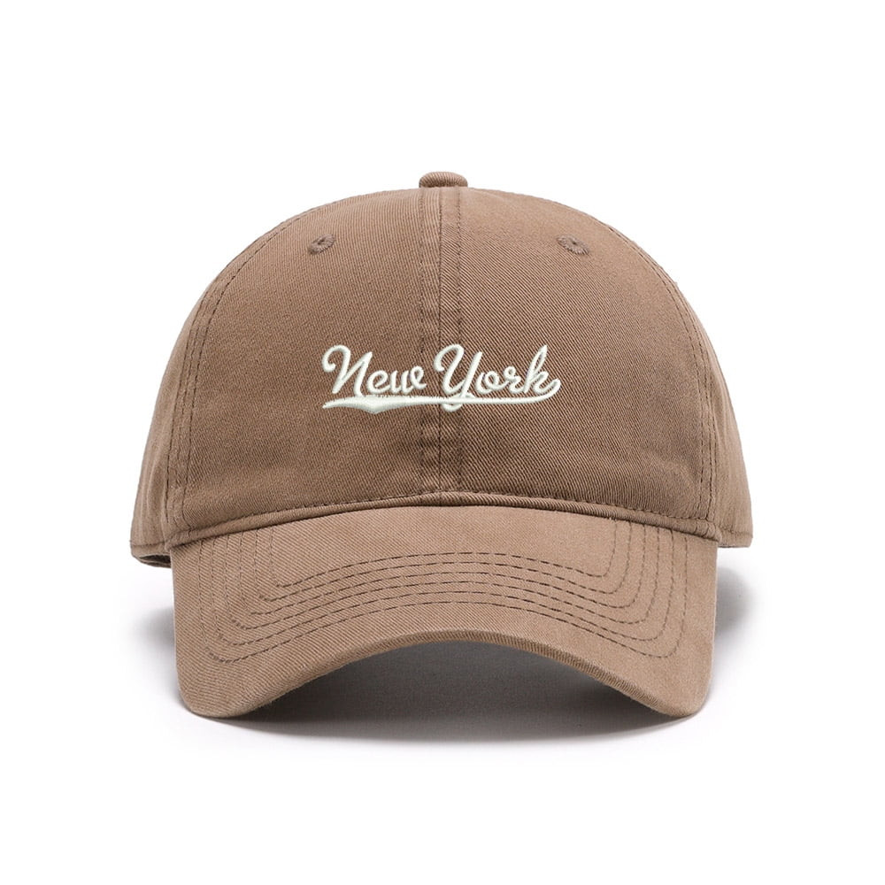 Men's Baseball Caps Embroidered New York - NY Washed Cotton Vintage Dad Caps - Walmart.com | Walmart (US)