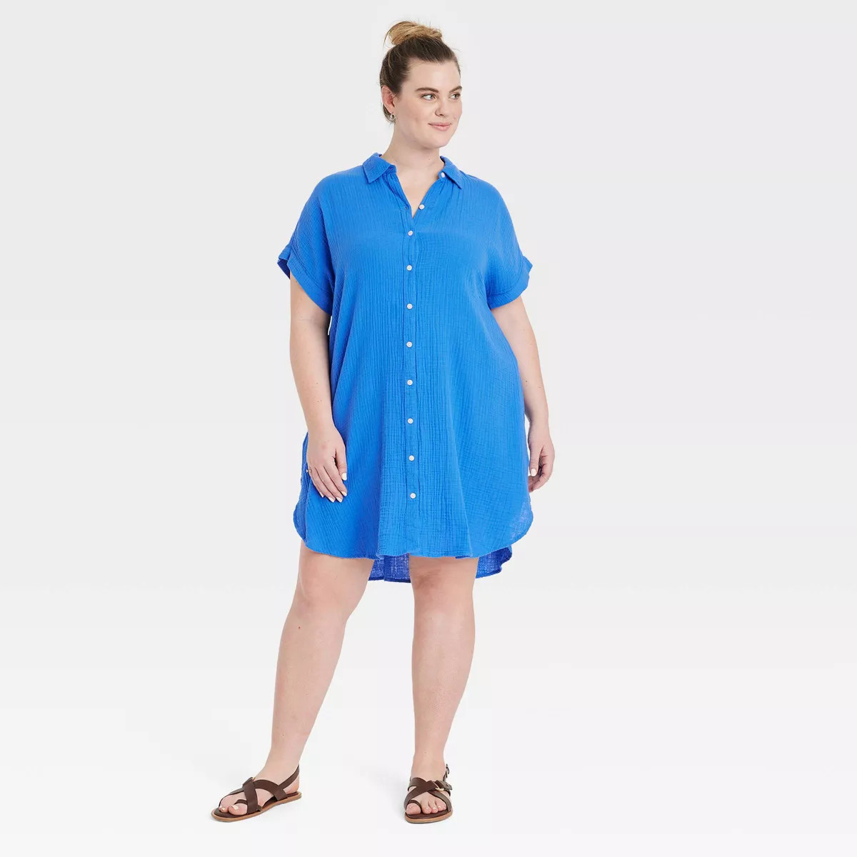 Women's Short Sleeve Mini Summer Shirtdress - Universal Thread™ | Target