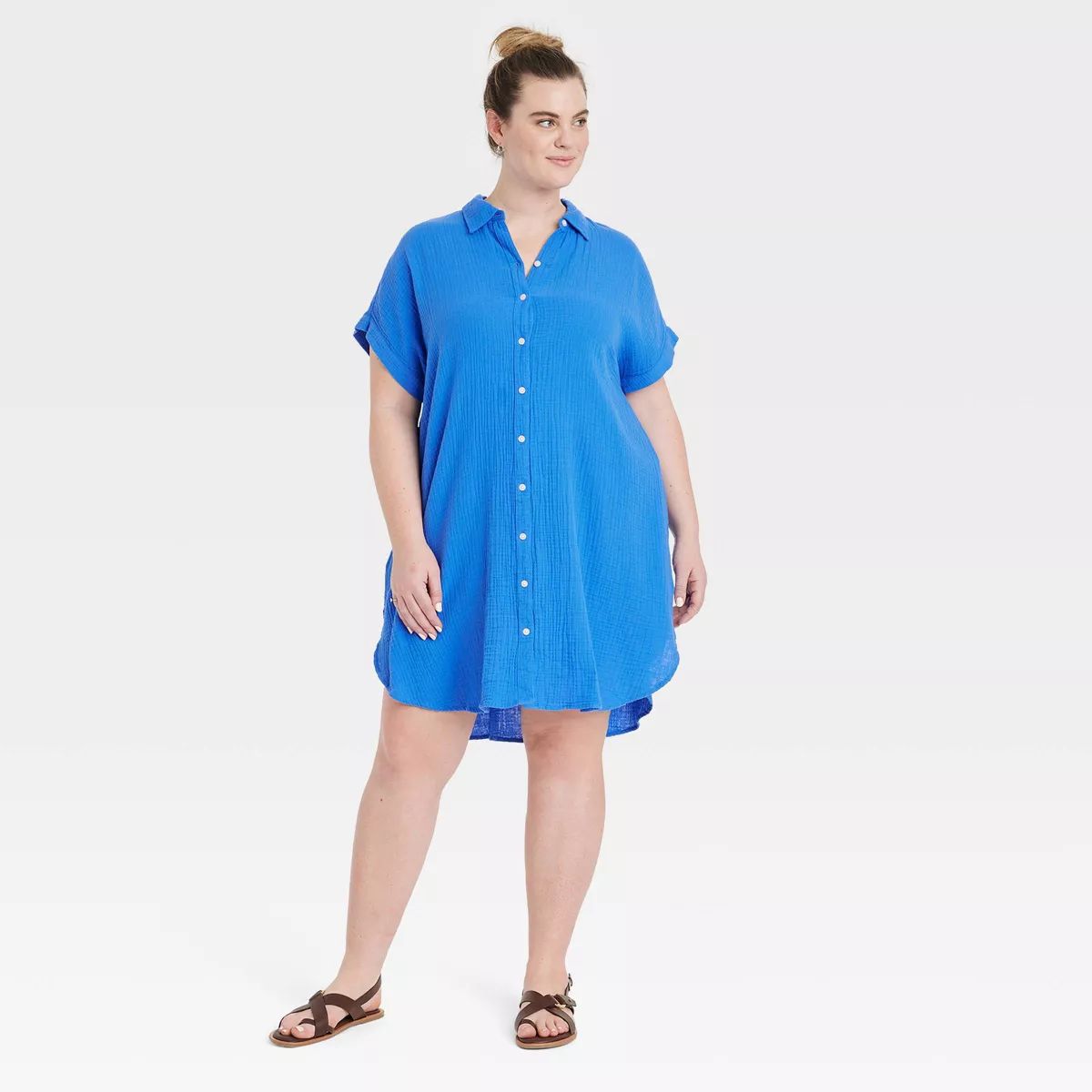 Women's Short Sleeve Mini Shirtdress - Universal Thread™ | Target