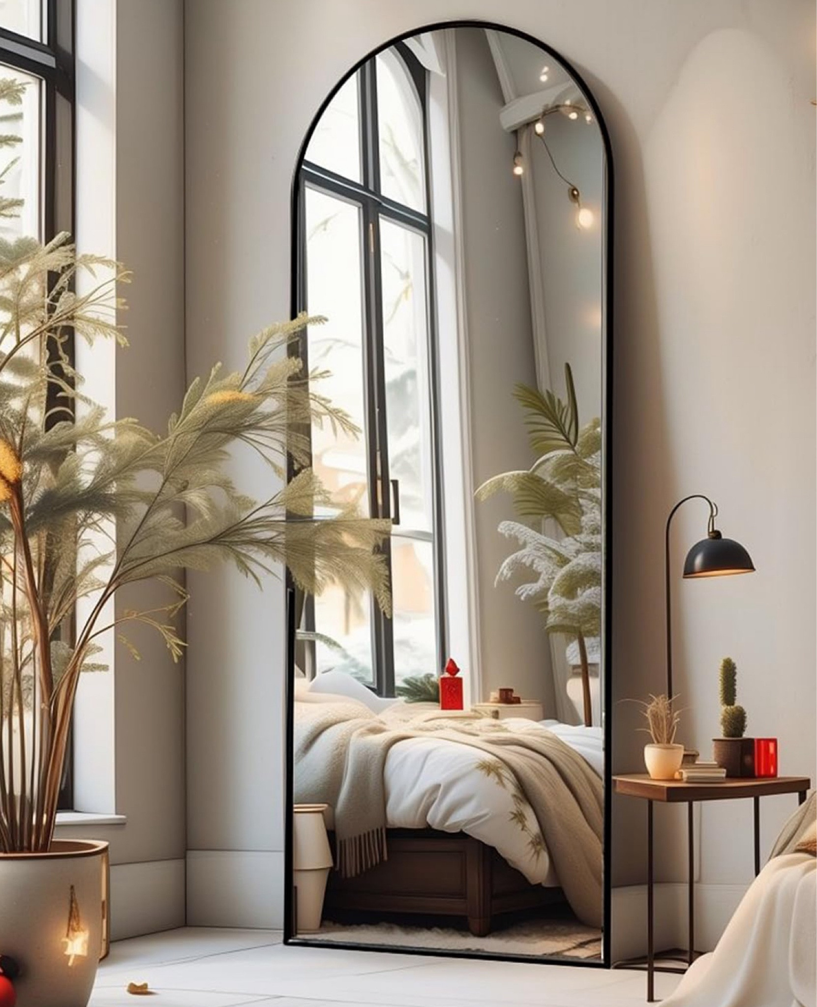 15% off 🎉

Floor Mirror, 58"×18" Arched Full Length Mirror Arched with Stand, Standing Mirror, Full Body Mirror, Large Mirror, Arched Wall Mirror, Freestanding, Aluminum Frame - Black

#LTKSaleAlert #LTKHome