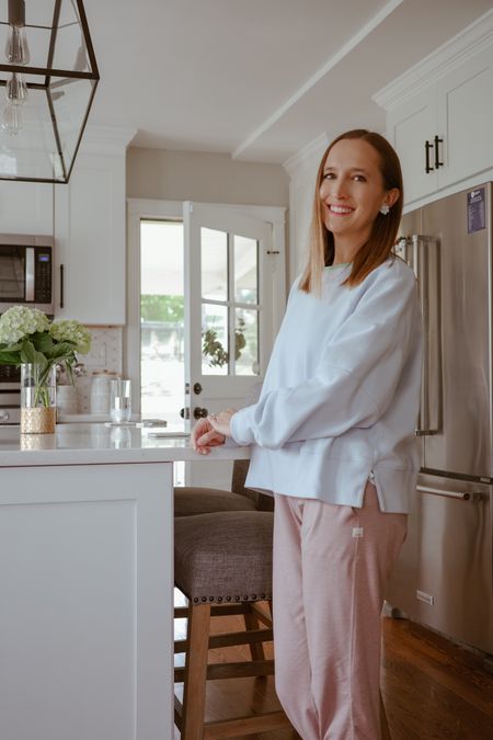 a cozy kitchen moment 🤍 wearing my favorite joggers

#LTKtravel #LTKfitness