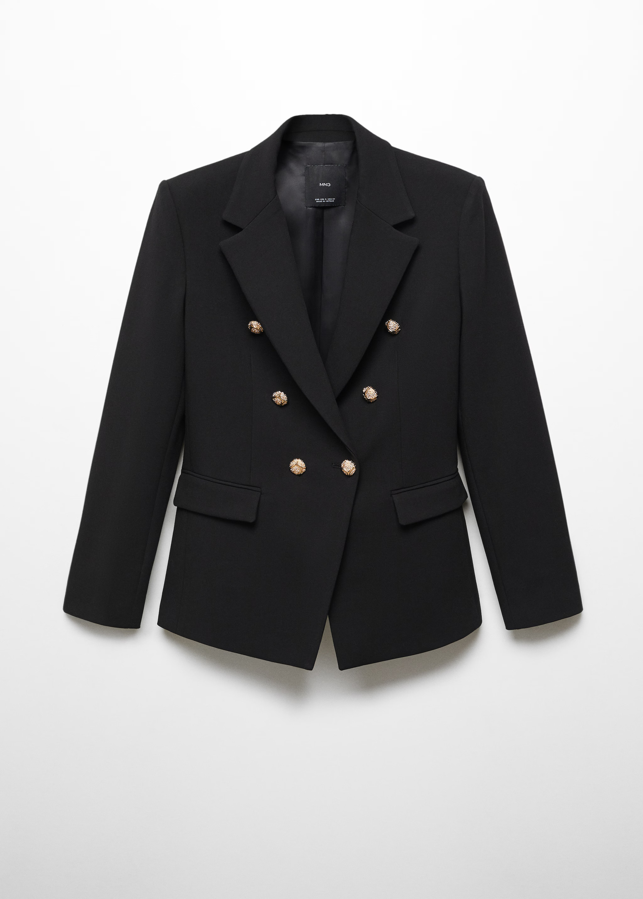 Double-breasted blazer - Woman | MANGO United Kingdom | MANGO (UK)