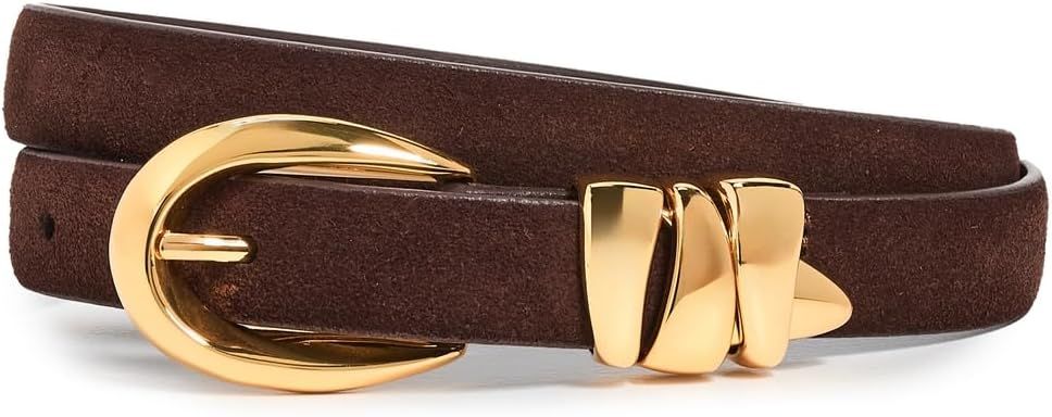 Madewell Women's Triple Metal Keeper Belt | Amazon (US)