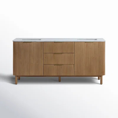 Nova 72" Marble Top Double Sink Vanity | Wayfair North America