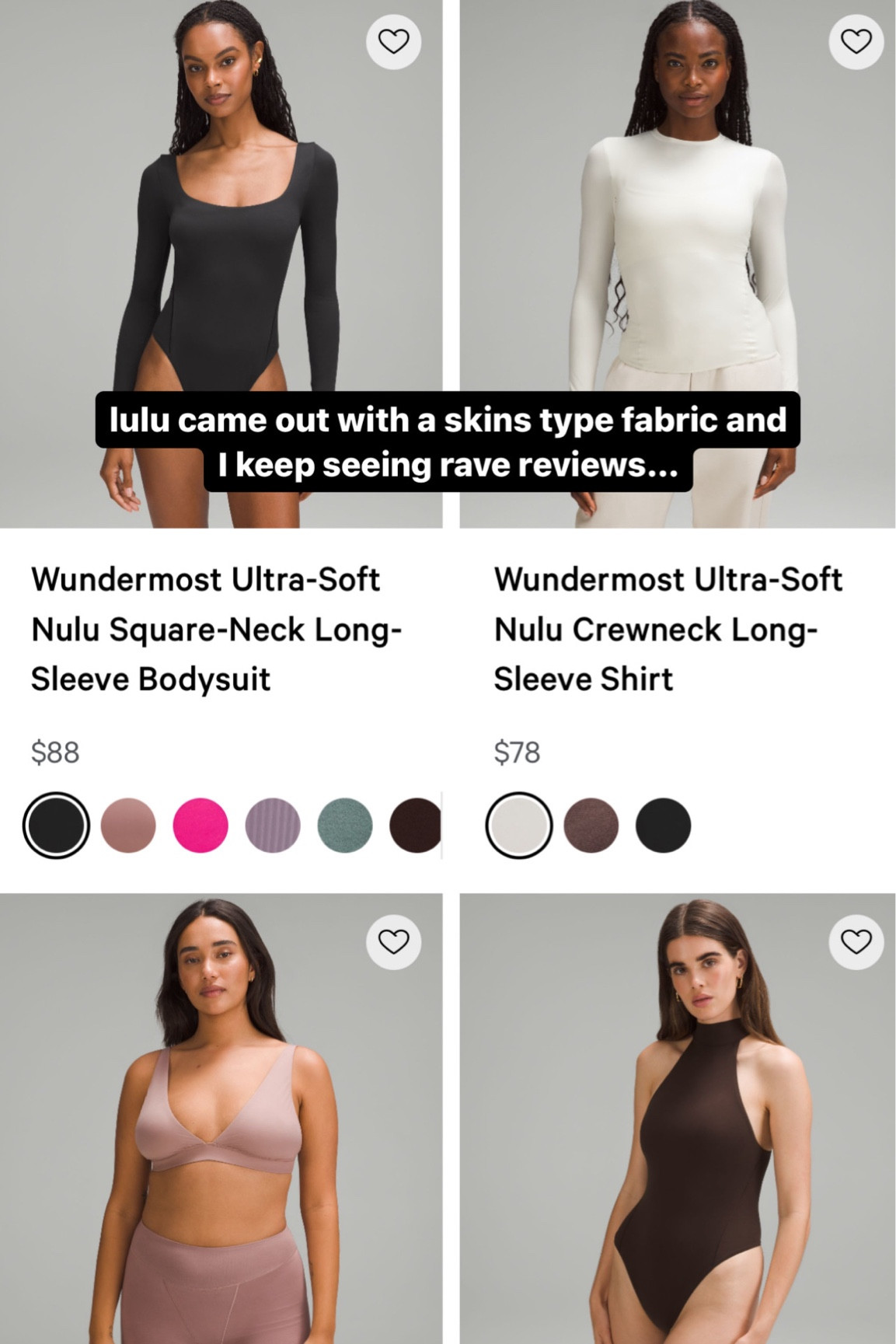 Lululemon new. Skims fabric

#LTKfindsunder100 #LTKSeasonal #LTKfitness