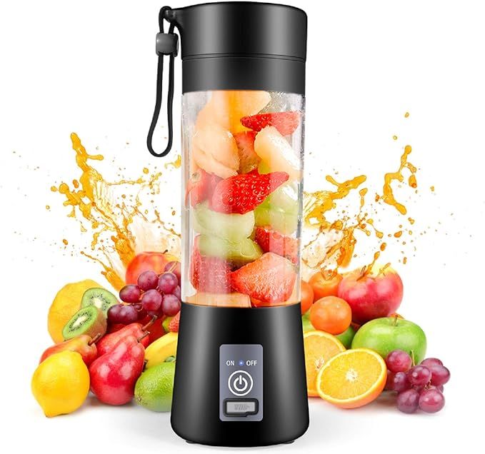 Portable Blender,Personal Blender, Smoothies Mini Jucier Cup USB Rechargeable and Personal Size B... | Amazon (US)