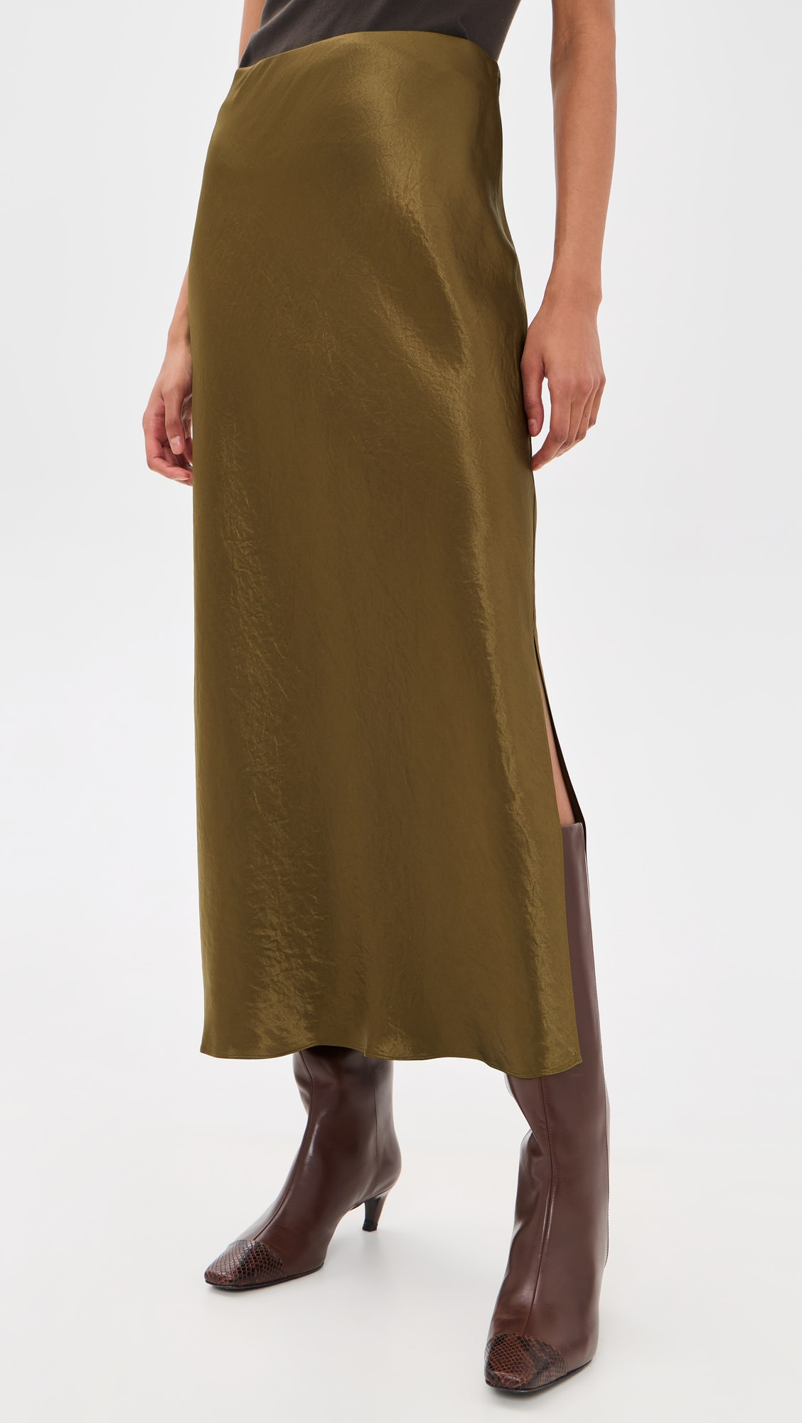 Side Slit Slip Skirt | Shopbop