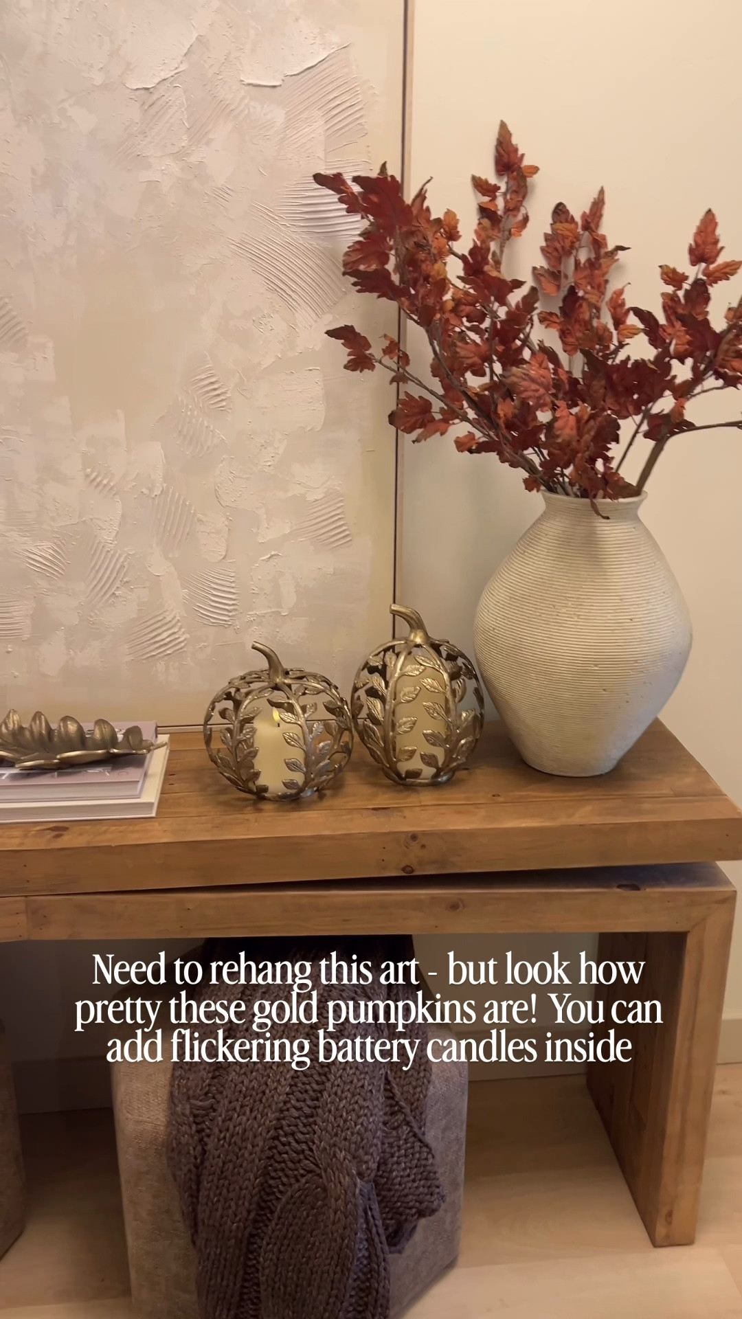 Fall console table decor!

#LTKHome #LTKSeasonal