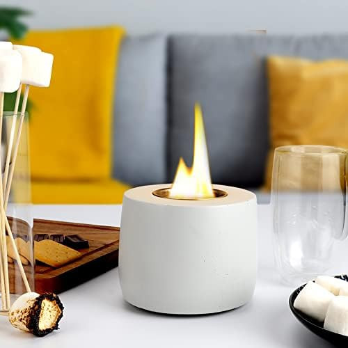Tabletop Fire Pit Alcohol Fireplace Portable Tabletop Fireplace Mini Fire Bowl for Home Decor Use at | Amazon (US)