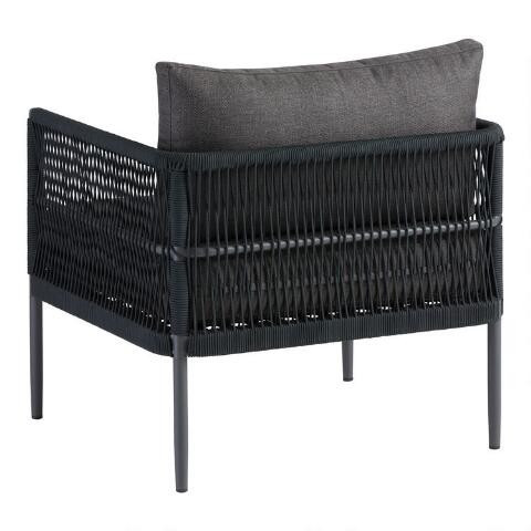 Dark Gray Rope Matteo Outdoor Chair | World Market