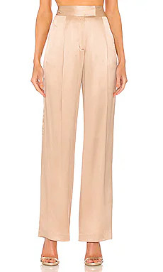 The Sei x REVOLVE Wide Leg Trouser in Champagne from Revolve.com | Revolve Clothing (Global)