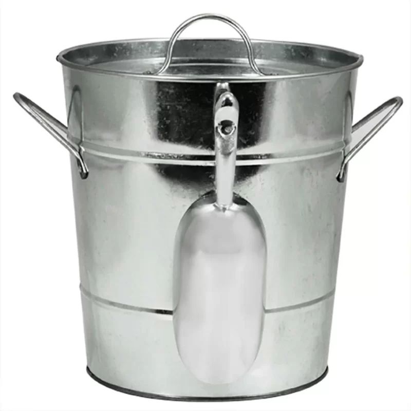 Country Home Galvanized Steel Ice Bucket | Wayfair North America