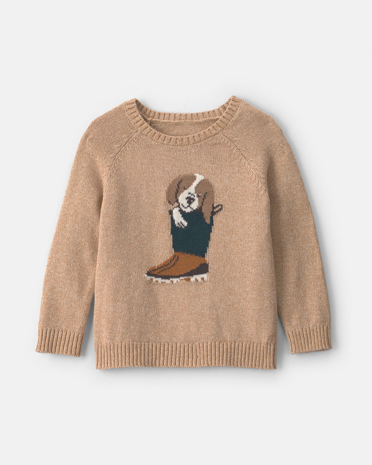 Toddler Boy Dog Sweater - Brown | Carter's Inc