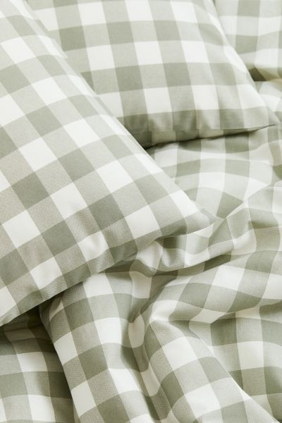 Patterned King/Queen Duvet Cover Set | H&M (US + CA)