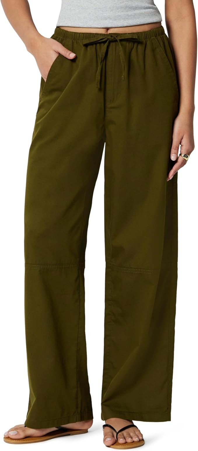Amazon Essentials Women's Oversized-Fit Tie Waist Lightweight Pant | Amazon (US)