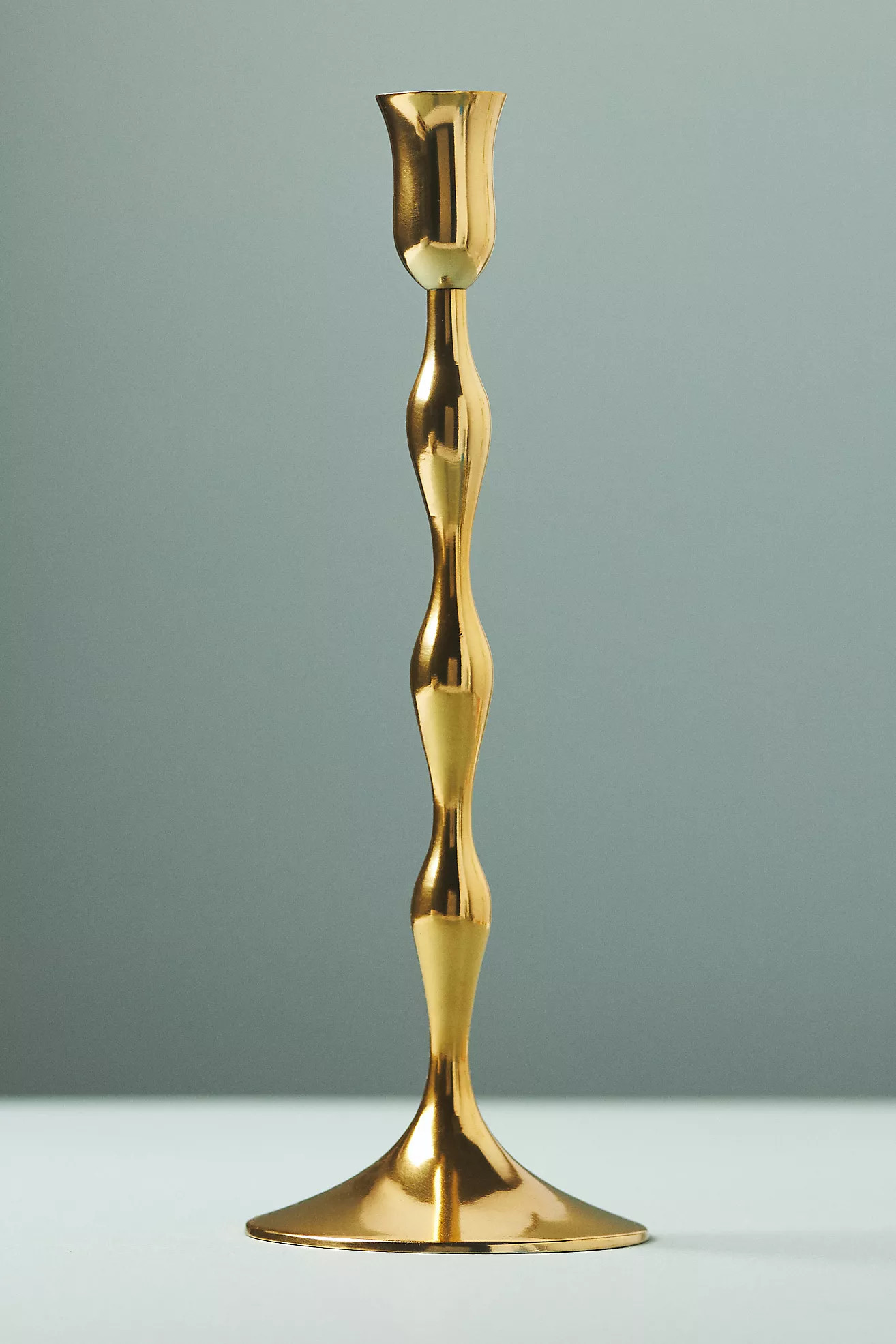 Luce Metal Candle Holder | Anthropologie (US)