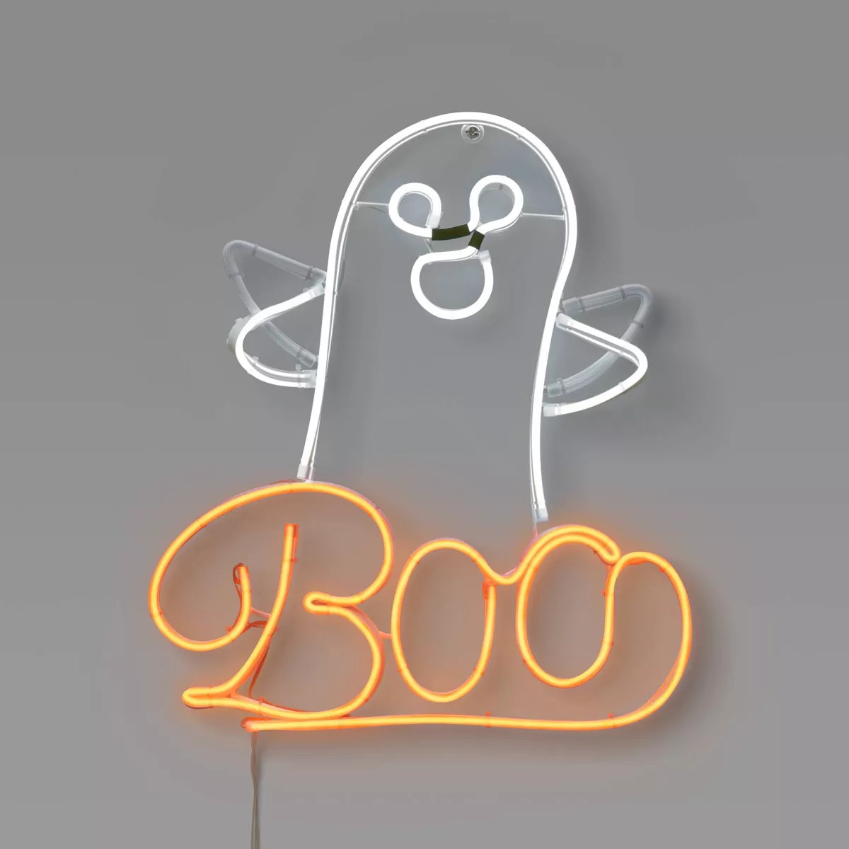 16" LED Faux Neon Ghost and Boo Halloween Silhouette Light with Motion - Hyde & EEK! Boutique™ | Target
