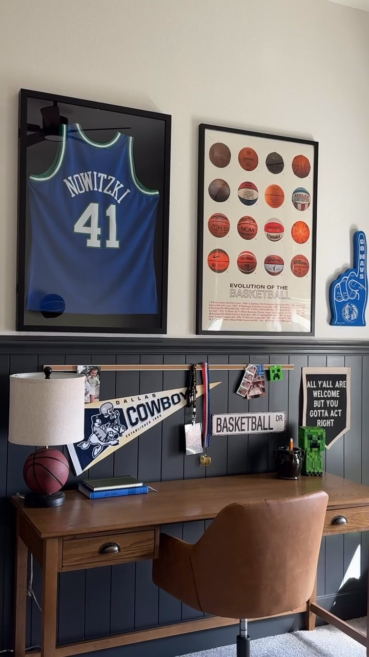 Adding personality in my son’s room!

boys room, kids room, older boy room, kids desk inspo, sports room inspo

#LTKKids #LTKmomlife #LTKHome