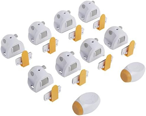 Safety 1ˢᵗ Adhesive Magnetic Lock System, 8 Locks And 2 Keys | Amazon (US)