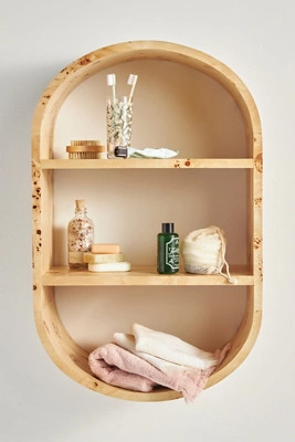 Tamara Burl Open Shelving Unit | Anthropologie (US)