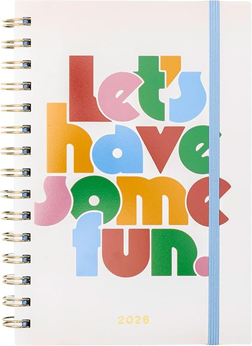 ban.do 12-Month Medium Daily and Weekly Planner Dated January 2026 - December 2026, Soft Cover Se... | Amazon (US)