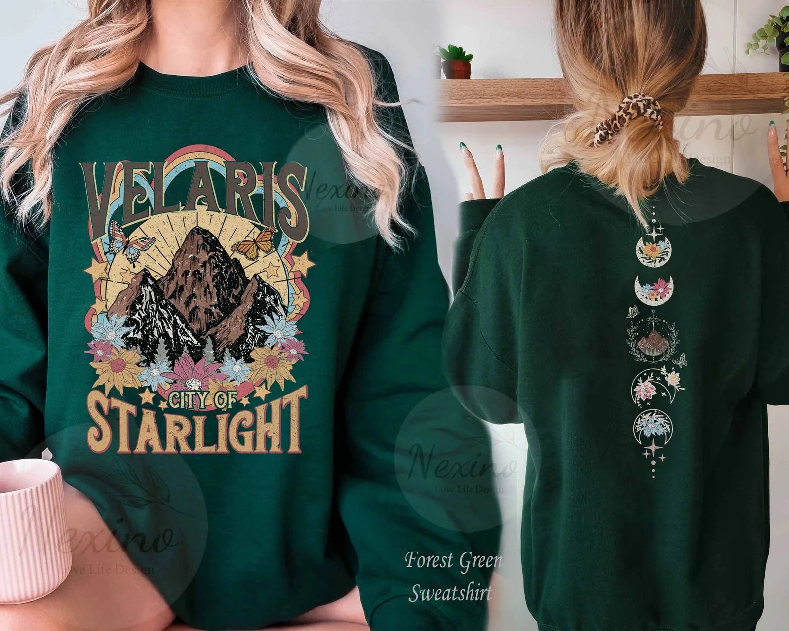 Velaris City of Starlight ACOTAR Two-sided Sweatshirt the - Etsy | Etsy (US)