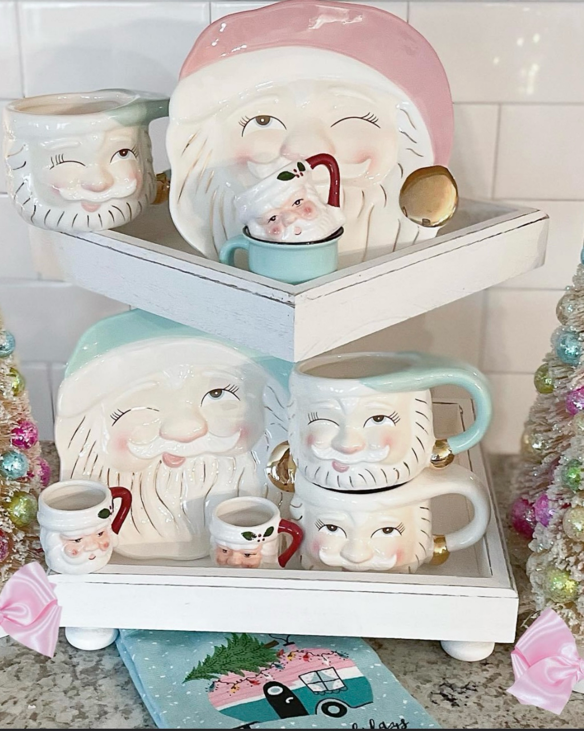 these faces make me smile 
@papanoel
@glitterville 
santa vintage teacups 

#LTKCyberWeek #LTKSeasonal #LTKHoliday