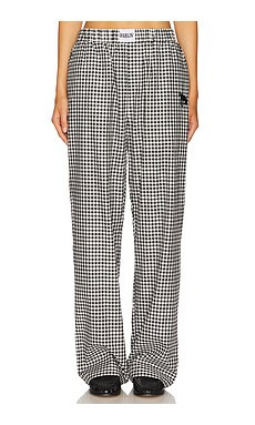 Darlin Gingham Pant in Black from Revolve.com | Revolve Clothing (Global)